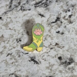 Princess Tiana Cowboy Boot Enamel Pin
